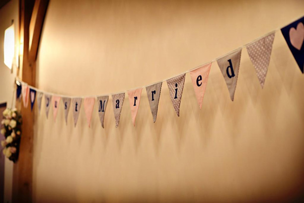 bespoke wedding bunting