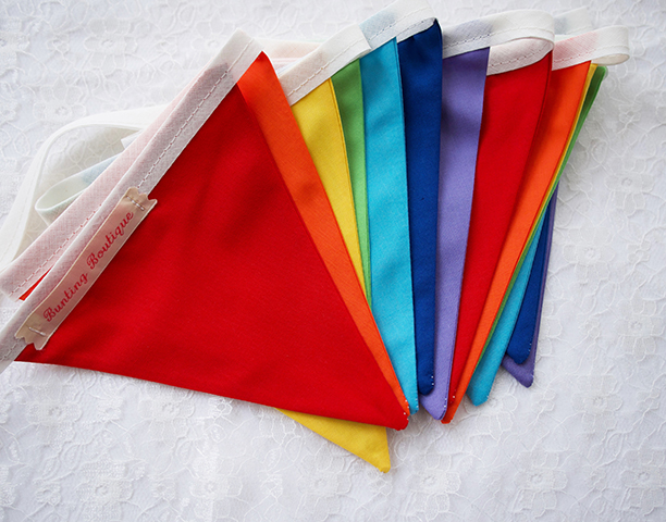 rainbow bunting