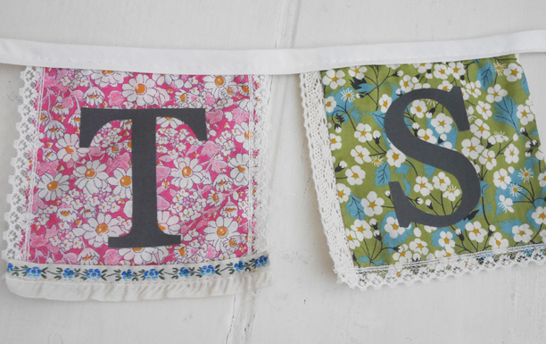 liberty personalised bunting