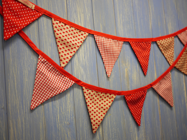 Valentines bunting