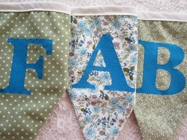 personalised bunting