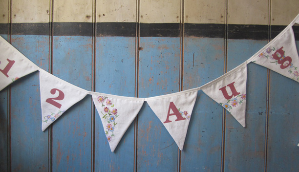 personalised bunting