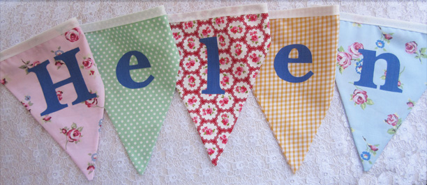 personalised bunting