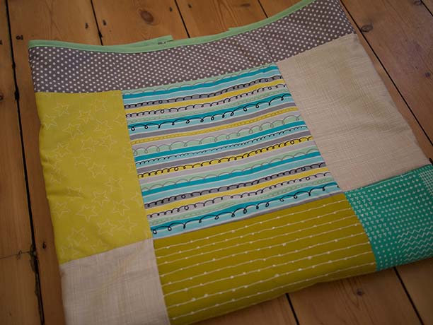 baby quilt and bunting