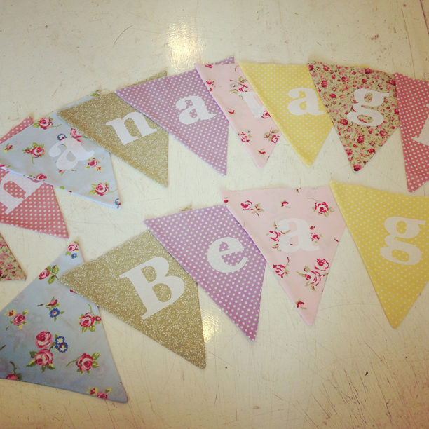 personalised bunting