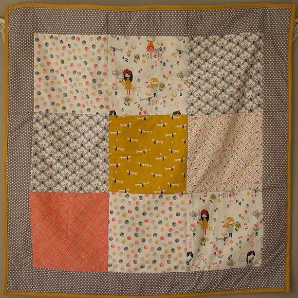 baby quilt and bunting