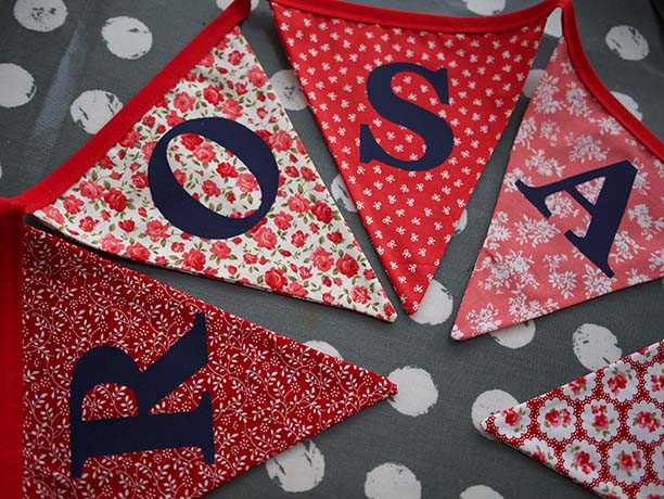 personalised bunting