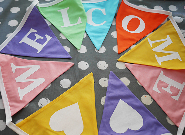 bespoke wedding bunting