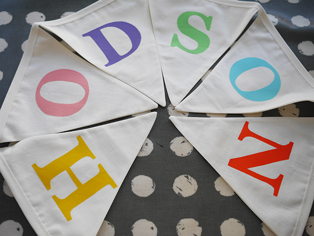 bespoke wedding bunting