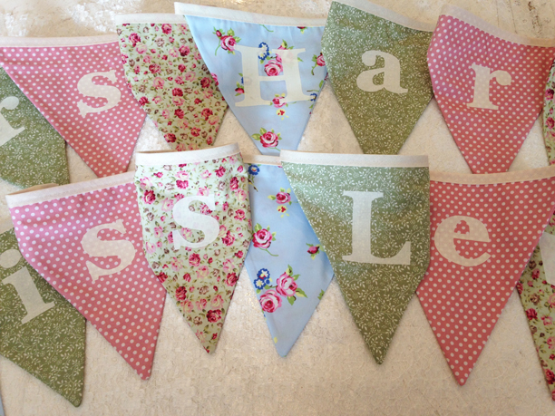 personalised bunting