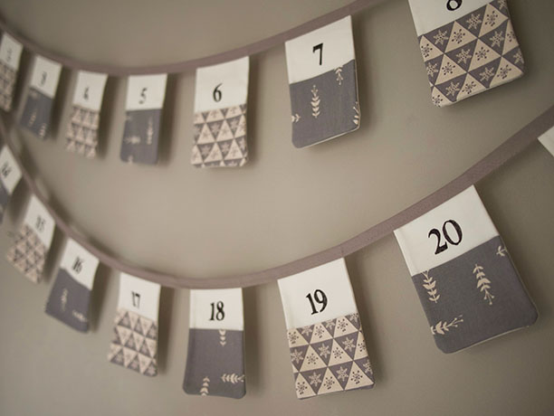 Advent Calendar Bunting