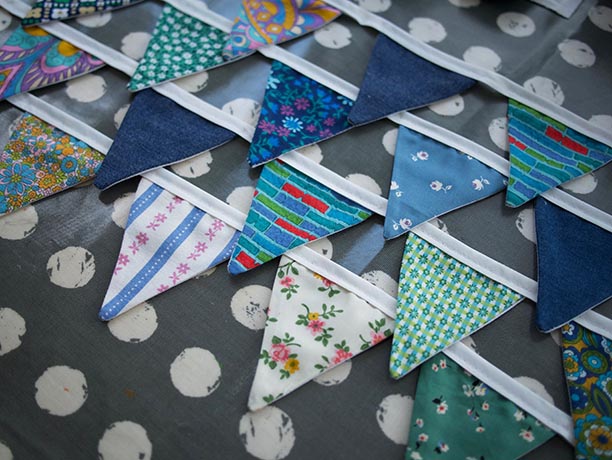 vintage bunting