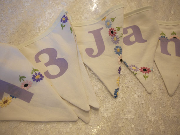 personalised bunting