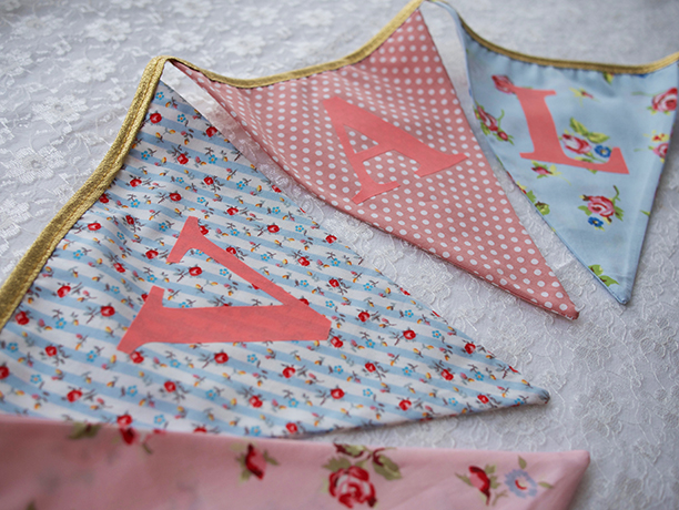 bespoke wedding anniversary bunting