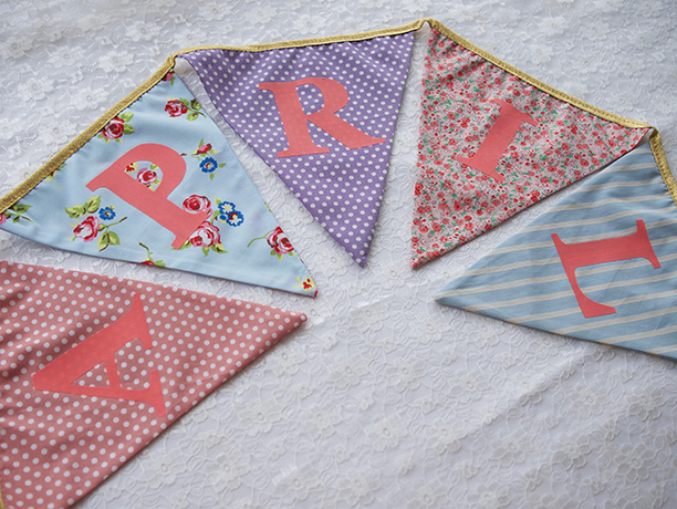 bespoke wedding anniversary bunting