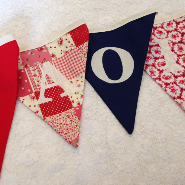 personalised bunting