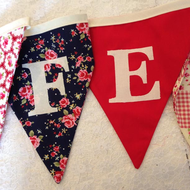 personalised bunting