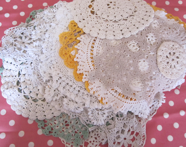 vintage doilies