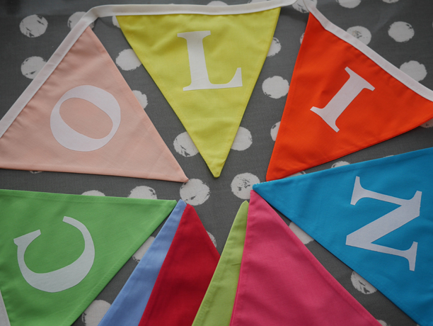 personalised bunting