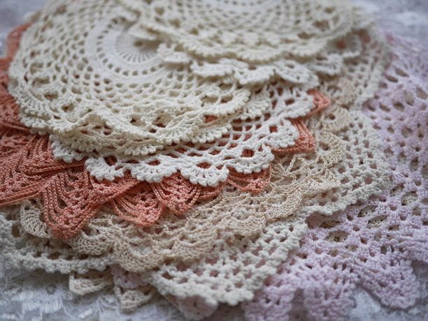 vintage doilies