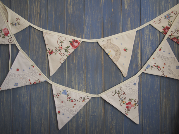 vintage wedding bunting