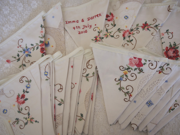 personalised vintage bunting