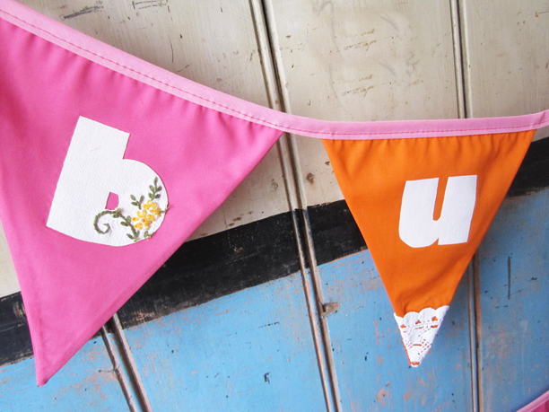 fabulous wed fest bunting