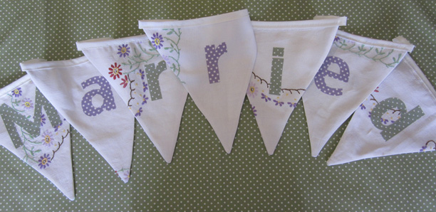 wedding bunting