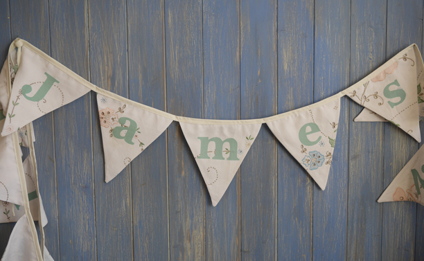 vintage wedding bunting