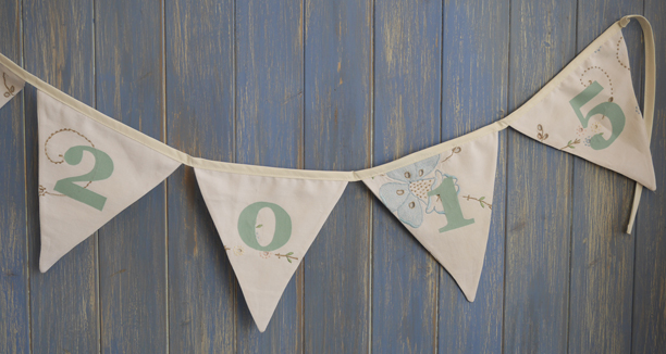 vintage wedding bunting