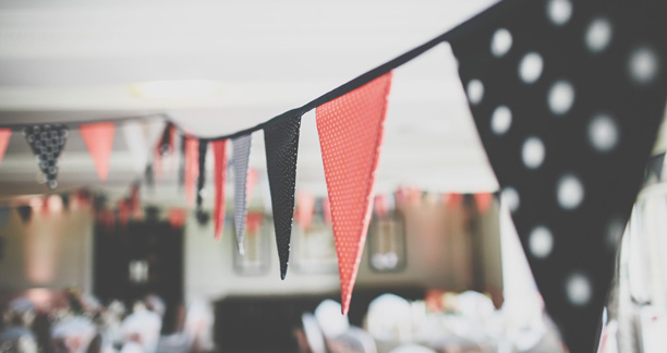 wedding bunting