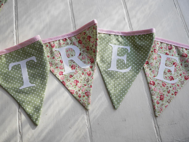 personalised bunting