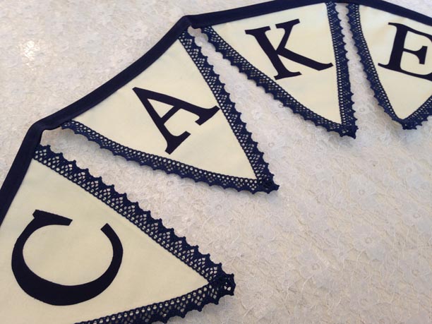 bespoke wedding bunting