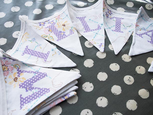 personalised bunting