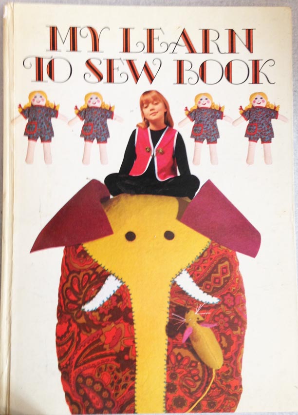 retro sewing book