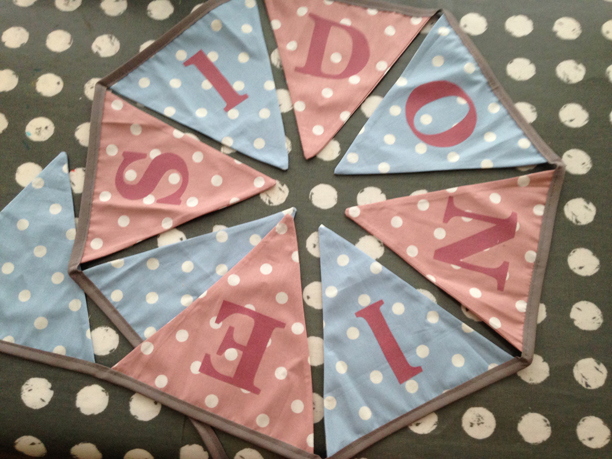 personalised bunting