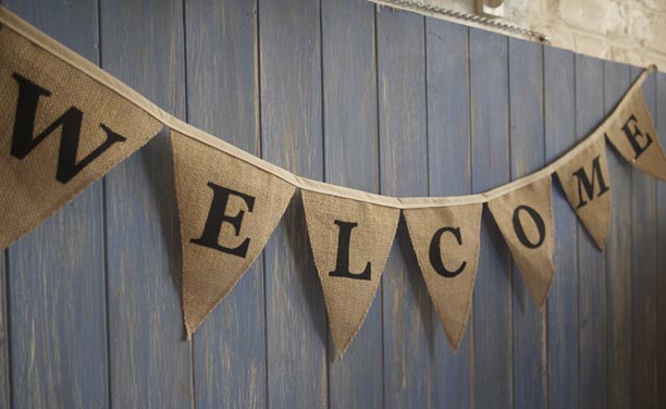 wedding bunting