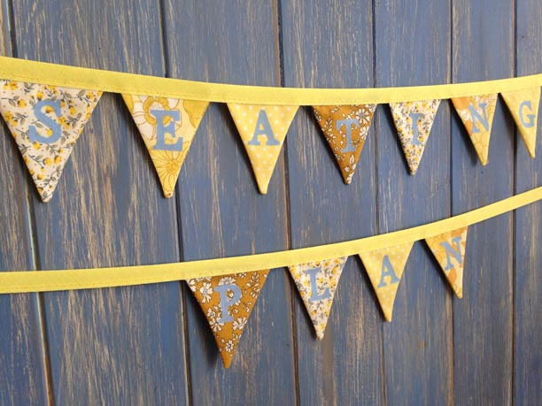 bespoke wedding bunting